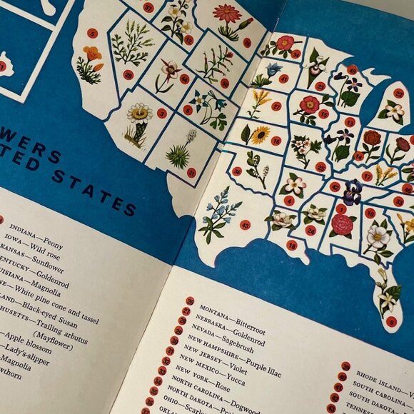 Golden Book Facts and Figures circa 1962 by Bertha Parker Vintage Retro Book - Picture 2 of 5